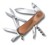 Нож перочинный VICTORINOX EvoWood 14, 85 мм, 12 функций, рукоять из орехового дерева (Изображение 1)