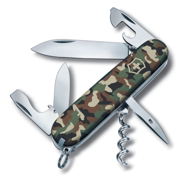 Нож перочинный VICTORINOX Spartan, 91 мм, 12 функций, камуфляж (Изображение 1)