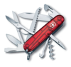Нож перочинный VICTORINOX Huntsman, 91 мм, 15 функций, полупрозрачный красный (Изображение 1)