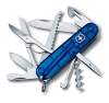 Нож перочинный VICTORINOX Huntsman, 91 мм, 15 функций, полупрозрачный синий (Изображение 1)