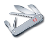 Нож перочинный VICTORINOX Pioneer, 93 мм, 7 функций, алюминиевая рукоять, серебристый (Изображение 1)