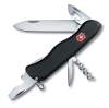 Нож перочинный VICTORINOX Picknicker, 111 мм, 11 функций, с фиксатором лезвия, чёрный (Изображение 1)