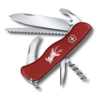 Нож перочинный VICTORINOX Hunter, 111 мм, 12 функций, с фиксатором лезвия, красный (Изображение 1)