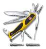 Нож перочинный VICTORINOX RangerGrip Boatsman, 130 мм, 22 функции, с фиксатором, жёлтый с чёрным (Изображение 1)
