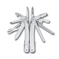 Мультитул VICTORINOX SwissTool Spirit MX, 105 мм, 24 функции, серебристый, в нейлоновом чехле
