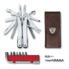 Мультитул VICTORINOX SwissTool Spirit X Plus, 105 мм, 35 функций, в кожаном чехле (Изображение 1)