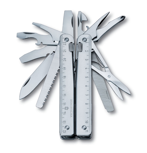 Мультитул VICTORINOX SwissTool X, 115 мм, 26 функций, в кожаным чехле (Изображение 1)
