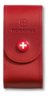 Чехол на ремень VICTORINOX для ножей 91 мм толщиной 5-8 уровней, кожаный, красный (Изображение 1)