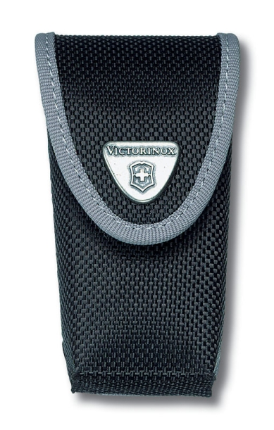 Чехол на ремень VICTORINOX для ножей 91 и 93 мм толщиной 2-4 уровня, на липучке, нейлоновый, чёрный (Изображение 1)