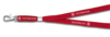 Шнурок на шею VICTORINOX, с карабином, красный, полиэстер / цинковый сплав (Изображение 1)