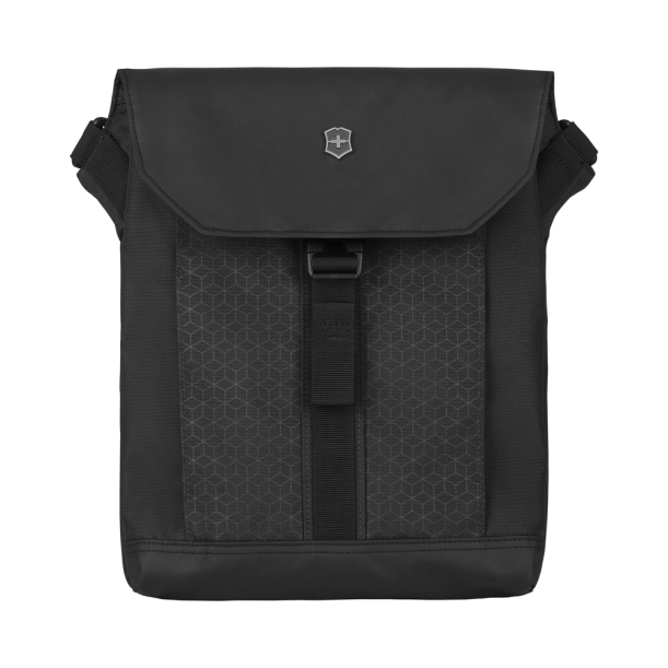Сумка наплечная VICTORINOX Altmont Original Flapover Digital Bag, чёрная, нейлон, 26x10x30 см, 7 л (Изображение 1)