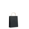 Подарочный пакет малый 90 г/м² (черный) (Изображение 1)