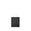 Подарочный пакет малый 90 г/м² (черный) (Изображение 5)