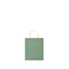 Подарочный пакет малый 90 г/м² (зеленый-зеленый) (Изображение 2)