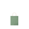 Подарочный пакет малый 90 г/м² (зеленый-зеленый) (Изображение 7)