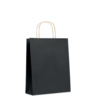 Подарочный пакет средн 90 г/м² (черный) (Изображение 1)