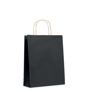 Подарочный пакет средн 90 г/м² (черный)