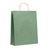 Подарочный пакет больш 90 г/м² (зеленый-зеленый) (Изображение 1)