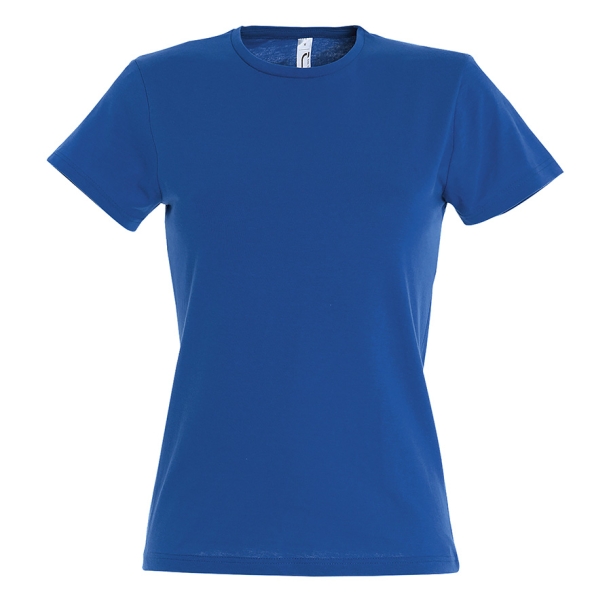 Футболка женская MISS, ярко-синий, 2XL, 100% хлопок, 150 г/м2 (Изображение 1)