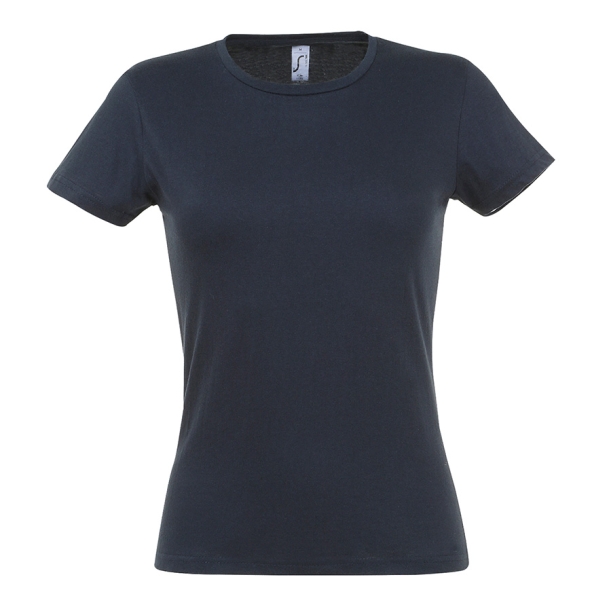 Футболка MISS 2XL темно-синий 100% хлопок 150, г/м? (Изображение 1)