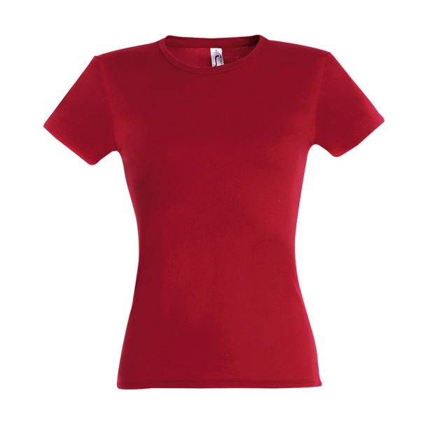 Футболка "Miss", красный_XL, 100% х/б, 150 г/м2 (Изображение 1)