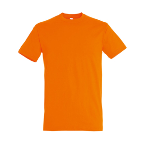 Футболка мужская REGENT оранжевый, L, 100% хлопок, 150 г/м2
