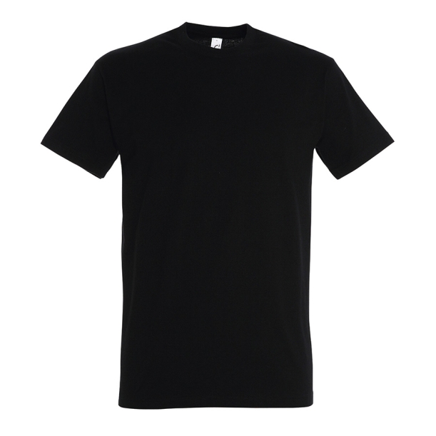 Футболка мужская IMPERIAL 5XL черный 100% хлопок 190г/м2 (Изображение 1)