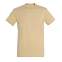 Футболка мужская IMPERIAL, 2XL, песочный,100% хлопок, 190г/м2