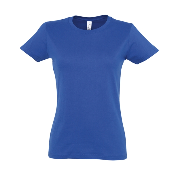 Футболка женская IMPERIAL WOMEN, ярко-синий_L, 100% х/б, 190 г/м2 (Изображение 1)