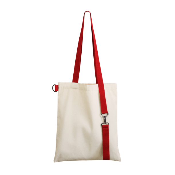 Шоппер Superbag (неокрашенный с красным) (Изображение 2)
