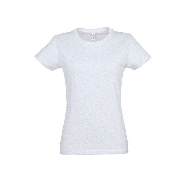 Футболка женская IMPERIAL WOMEN, светло-серый меланж_2XL, 100% хлопок, 190 г/м2 (Изображение 1)