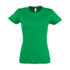 Футболка женская IMPERIAL WOMEN, ярко-зеленый_XL, 100% хлопок, 190 г/м2 (Изображение 1)