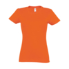 Футболка женская IMPERIAL WOMEN, оранжевый_L, 100% хлопок, 190 г/м2 (Изображение 1)