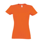 Футболка женская IMPERIAL WOMEN, оранжевый_L, 100% хлопок, 190 г/м2