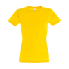 Футболка женская IMPERIAL WOMEN, желтый_S, 100% х/б, 190 г/м2 (Изображение 1)