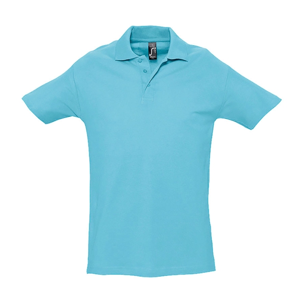 Поло "Spring", бирюзовый_2XL, 100% х/б, 210г/м2 (Изображение 1)