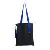 Шоппер Superbag black (чёрный с синим) (Изображение 4)