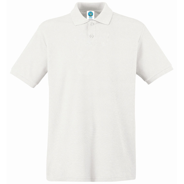 Поло "Apollo", белый_3XL,  100% х/б, 180 г/м2 (Изображение 1)