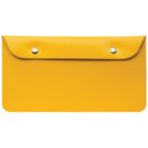 Бумажник дорожный &quot;HAPPY TRAVEL&quot;, желтый, 23.5*12.5 см, ПВХ, шелкография