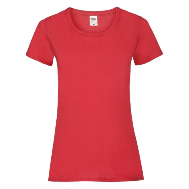 Футболка "Lady-Fit Valueweight T", красный_M, 100% х/б, 165 г/м2 (Изображение 1)