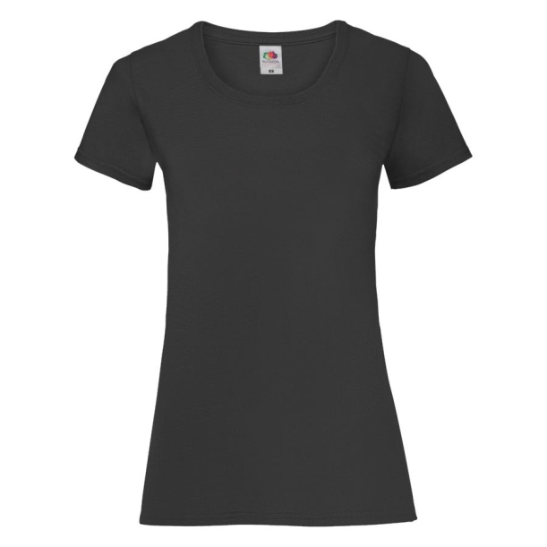 Футболка "Lady-Fit Valueweight T", черный_S, 100% х/б, 165 г/м2 (Изображение 1)