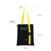 Шоппер Superbag black (чёрный с жёлтым) (Изображение 3)