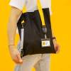 Шоппер Superbag black (чёрный с жёлтым) (Изображение 8)