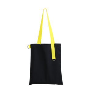 Шоппер Superbag black (чёрный с жёлтым)