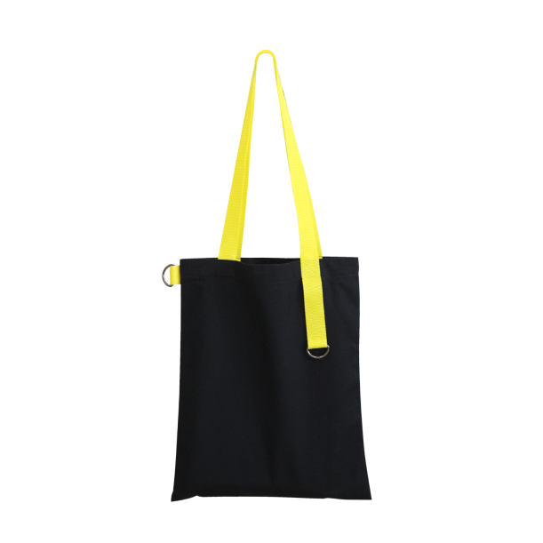 Шоппер Superbag black (чёрный с жёлтым) (Изображение 1)