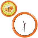 Часы настенные &quot;ПРОМО&quot; разборные ; оранжевый,  D28,5 см; пластик