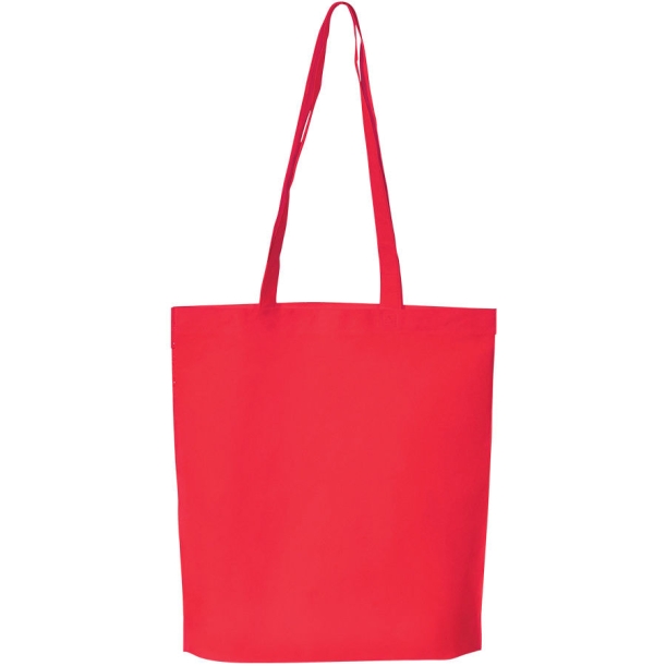 Сумка для покупок "PROMO"; красная; 38 x 45 x 8,5 см;  нетканый 80г/м2 (Изображение 1)