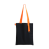 Шоппер Superbag black (чёрный с оранжевым) (Изображение 1)