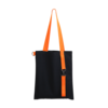 Шоппер Superbag black (чёрный с оранжевым) (Изображение 2)