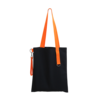 Шоппер Superbag black (чёрный с оранжевым) (Изображение 4)